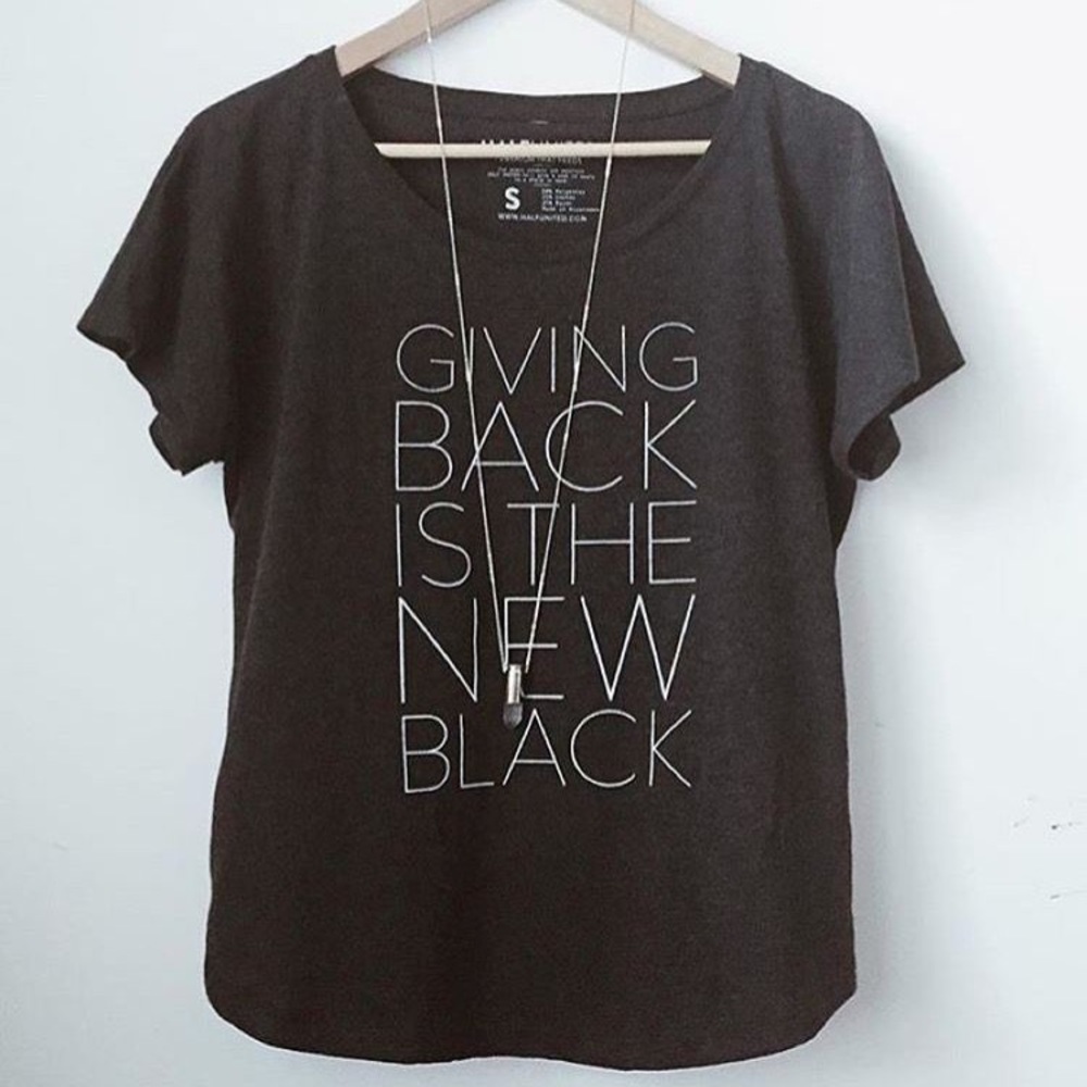 Giving Back Is The New Black Tee